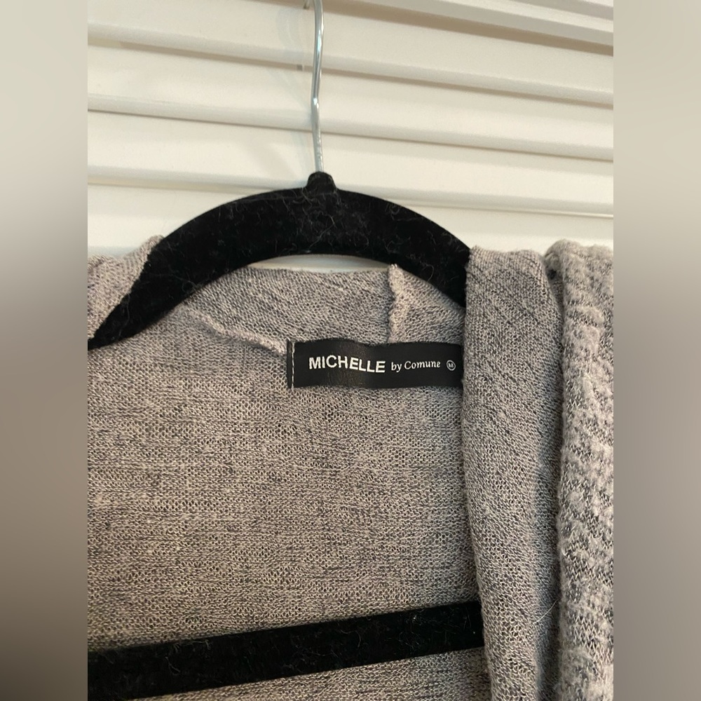 Hooded cardigan